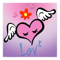 Winged Heart Poster posters