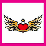 Winged Heart Print