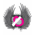 Winged Heart T-shirt by brev87 Winged Heart T-shirt