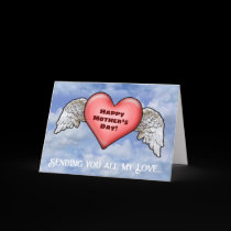 Winged Heart ther's Day cards