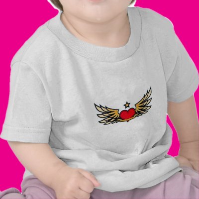 Winged Heart Tee Shirts Zazzle_shirt