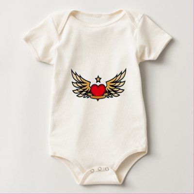 Winged Heart T Shirt Zazzle_shirt
