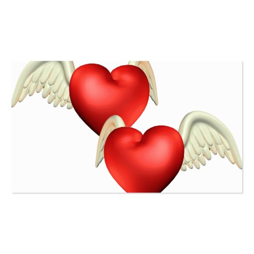 Winged Hearts Business Cards (back side)