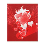 Winged Hearts & Skateboard Valentine's Flyer