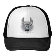 Winged Hockey hats