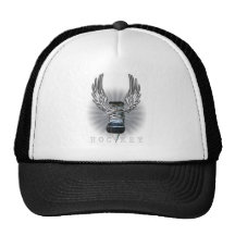 Winged Hockey Mesh Hats