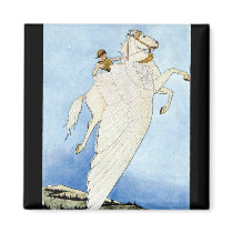 Winged Horse Magnet by monstervox Winged Horse Magnet