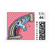 Winged Horse Postage postage by kids_tshirts Winged Horse Postage postage