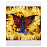 winged lady in the fire letterhead