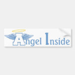Winged Letter A Bumper Sticker
