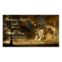 Winged Lioness Business Cards