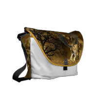 Winged Lioness  Messenger Bag
