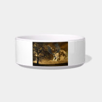 Winged Lioness Pet Bowl Cat Water Bowl