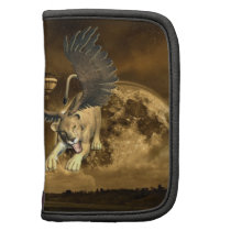 Winged Lioness  Wallet Folio Planners