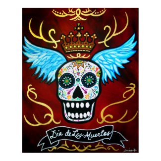 WINGED MUERTOS print