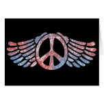 Winged Peace Symbol cards