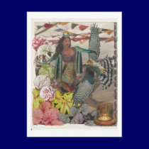 winged postcards