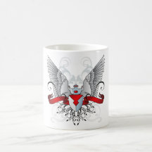 Winged Shield and Crown Crest Mug 1