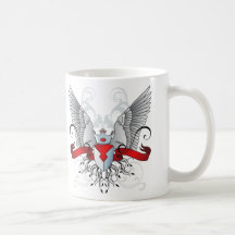 Winged Shield and Crown Crest Mug 2