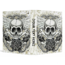 Winged Skull Binder Template