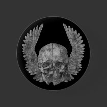 Winged Skull buttons