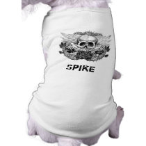Winged Skull Dog Shirt pet clothing by JesseDeering Winged Skull Dog Shirt pet clothing