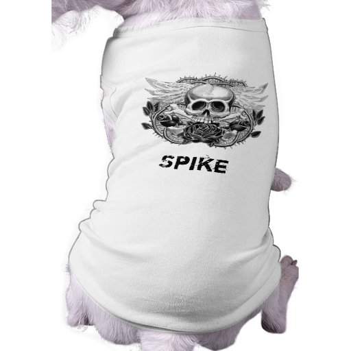 Winged Skull Dog Shirt