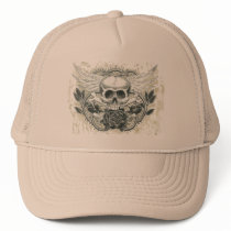 Winged Skull Hat by JesseDeering Winged Skull Hat