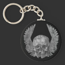 Winged Skull keychains
