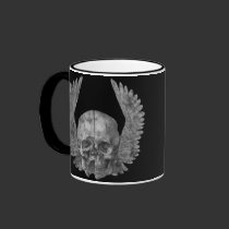 Winged Skull mugs