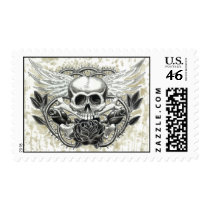 Winged Skull Postage