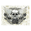 Winged Skull Print by JesseDeering Winged Skull Print