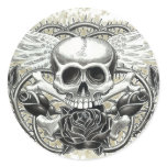 Winged Skull Stickers
