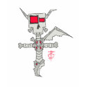 Winged Skull t-shirts by dreamsatmidnight Winged Skull t-shirts