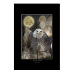WINGED SPIRITS Raptor Art Poster