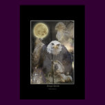WINGED SPIRITS Raptor Art Poster