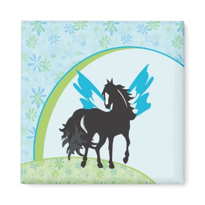 Winged Steed Magnet by dreamwhisper