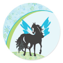 Winged Steed Sticker by dreamwhisper Winged Steed Sticker