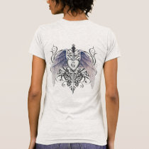 Winged Steel Heart Black Tatoo T-Shirt
