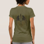 Winged Steel Heart Gold Tatoo T-Shirt