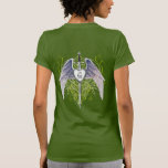 Winged Steel Heart LIme Tatoo T-Shirt