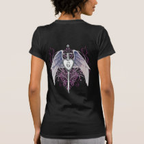 Winged Steel Heart Pink Tatoo T-Shirt