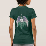 Winged Steel Heart Teal Tatoo T-Shirt