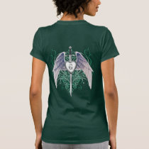 Winged Steel Heart Teal Tatoo T-Shirt