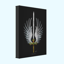 Winged Sword canvas prints