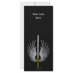 Winged Sword Personalized Rack Card