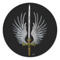 Winged Sword Stickers