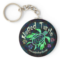 Winged Turtle Keychain