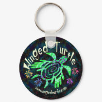 Winged Turtle Keychain