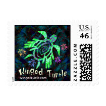 Winged Turtle stamps